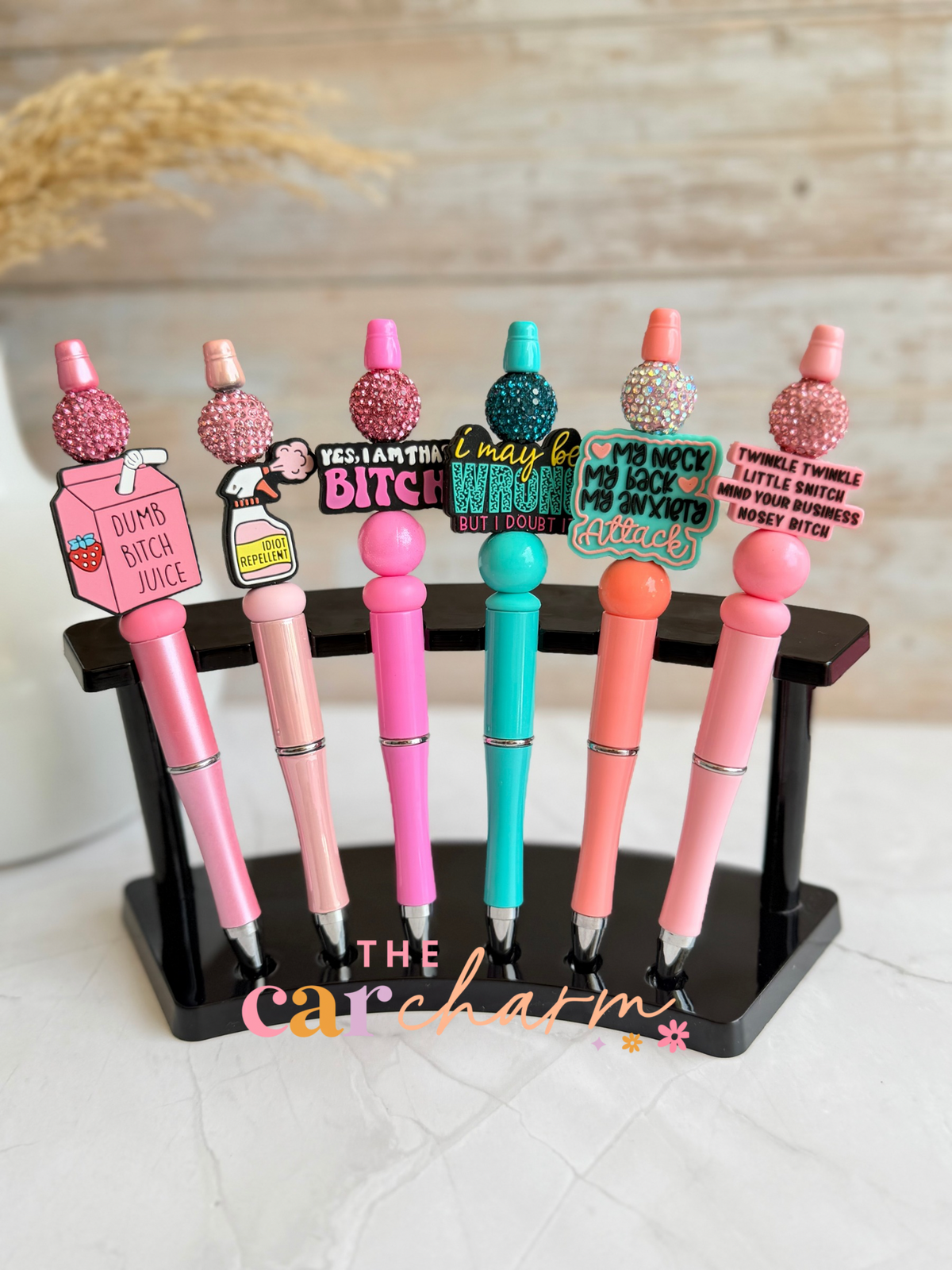 Sarcasm Beaded Pen
