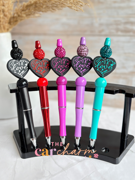 Hair Stylist Beaded Pen