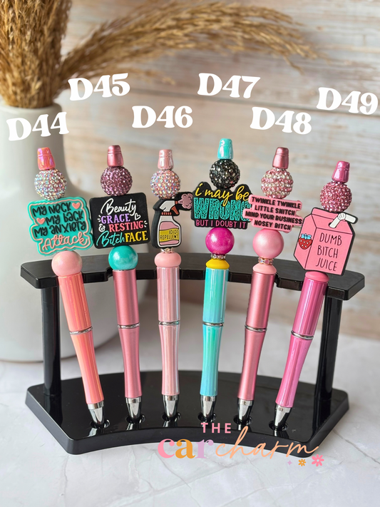 Sarcasm Beaded Pen (33 Options)