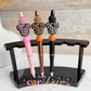 Leopard Minnie Mouse Beaded Pen