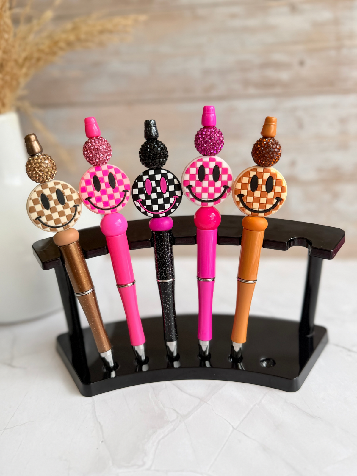 Smiley Beaded Pen