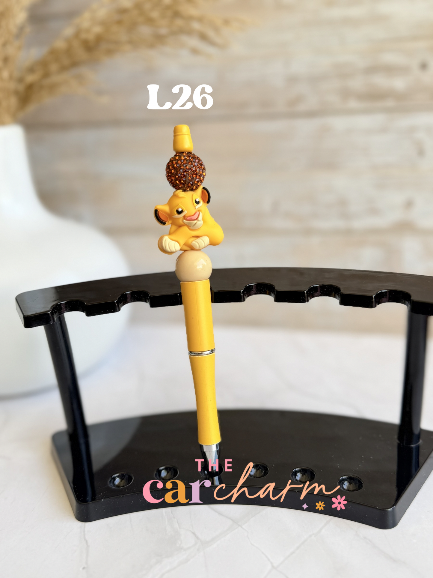 Lion King Beaded Pen
