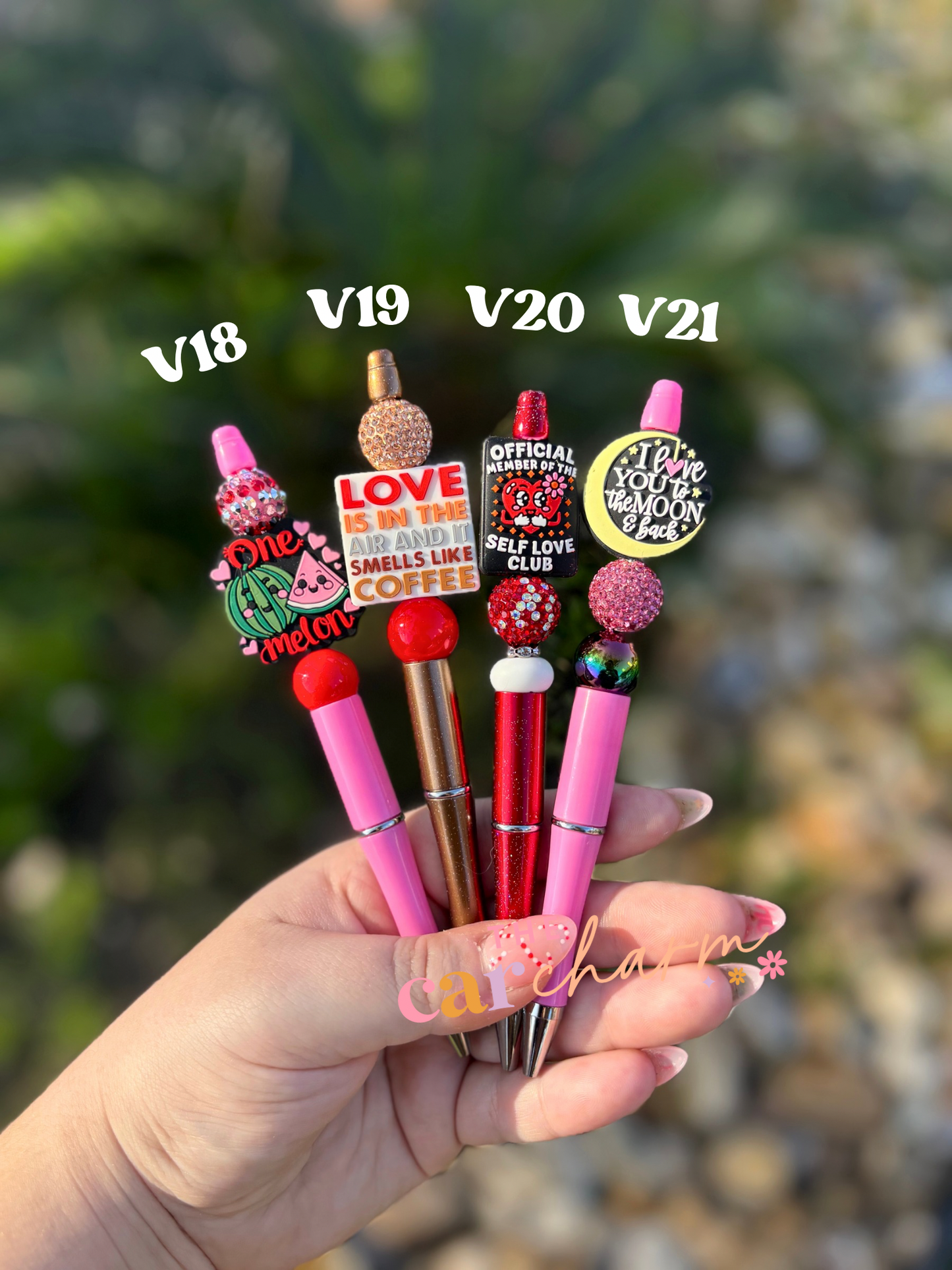 Valentine Beaded Pen