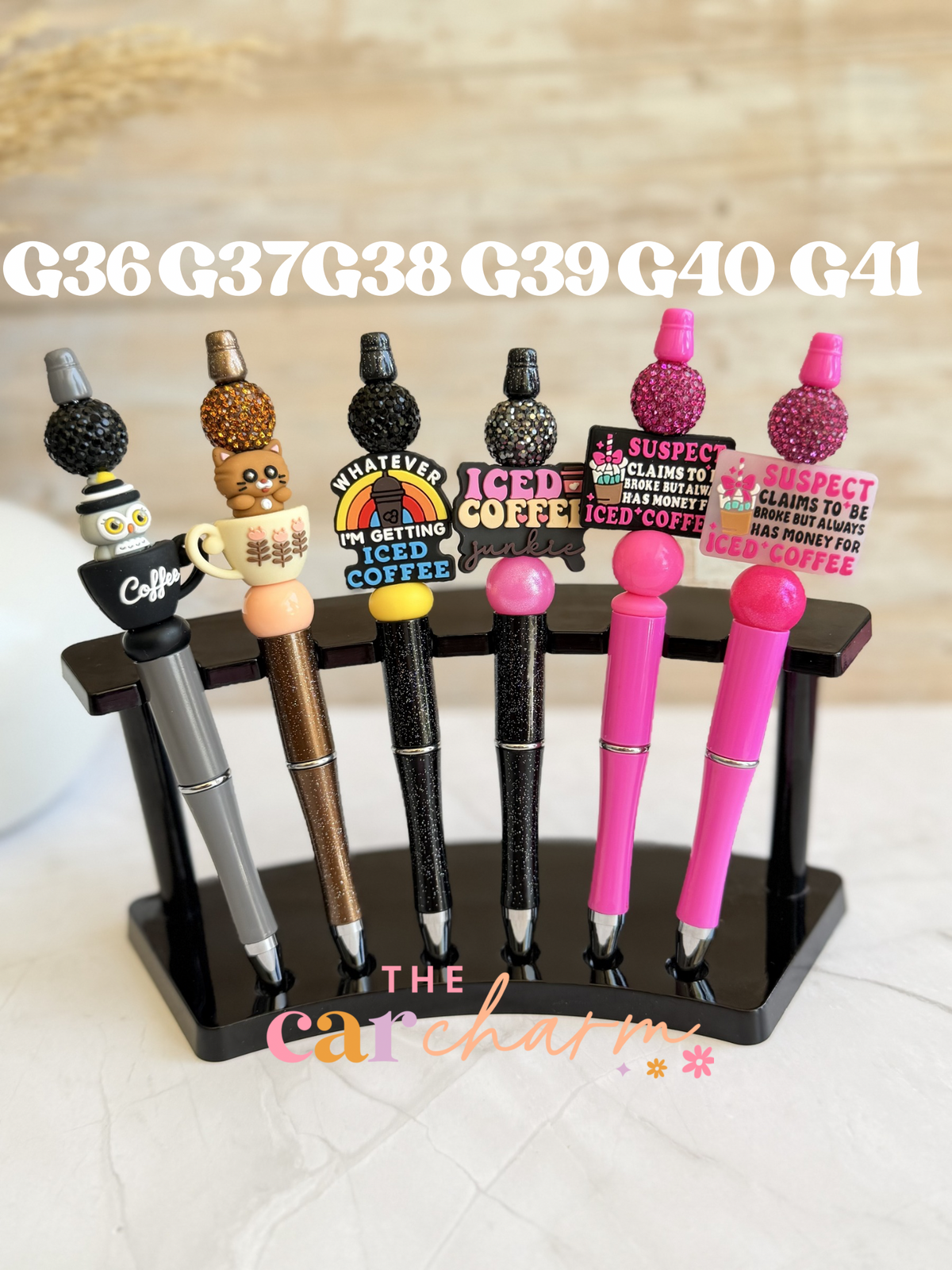 Coffee Beaded Pen