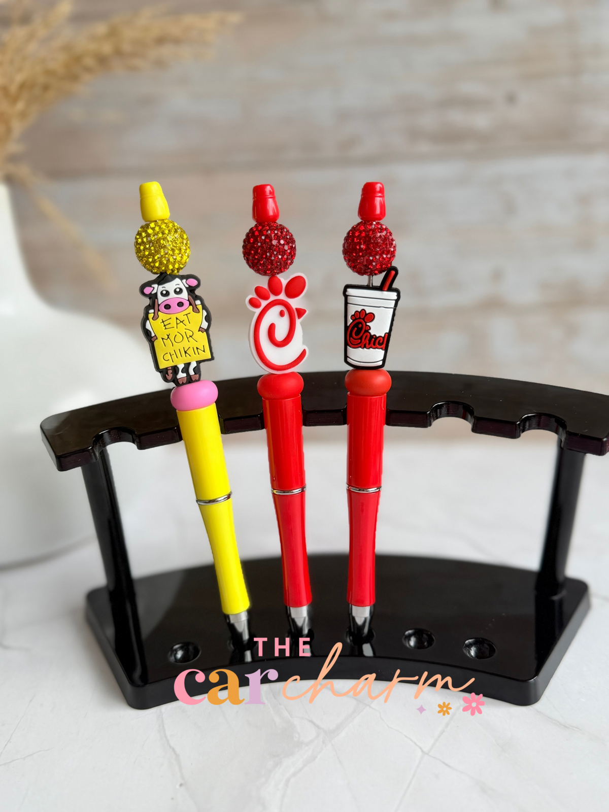 Chick Fil A Beaded Pen