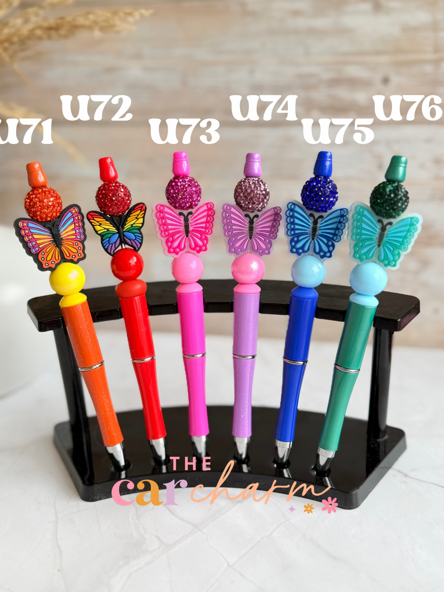 Butterfly Beaded Pen