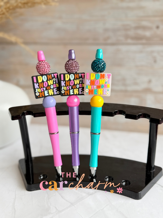 I Just Work Here Beaded Pen
