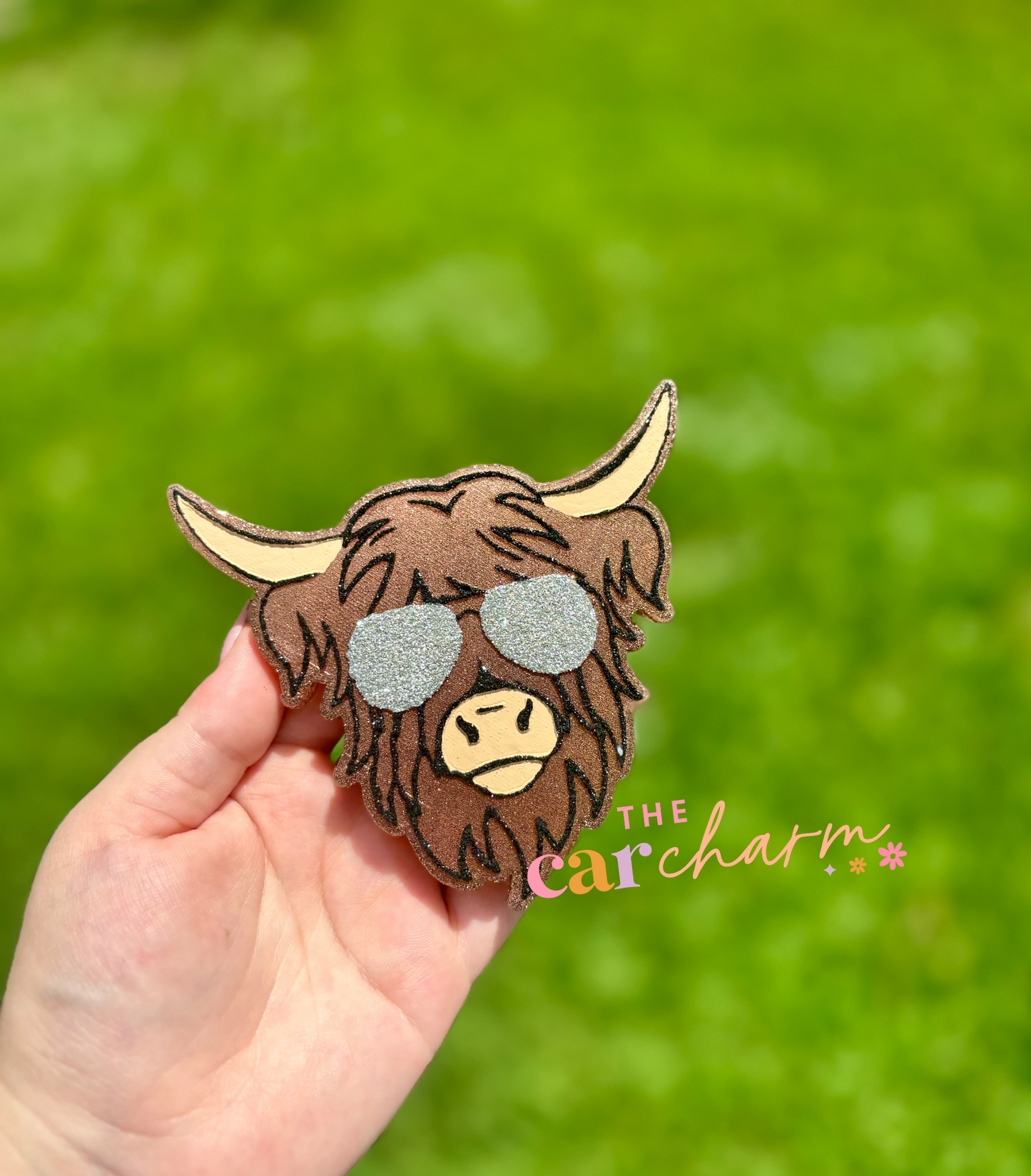 Highland Cow W/ Sunglasses Freshie