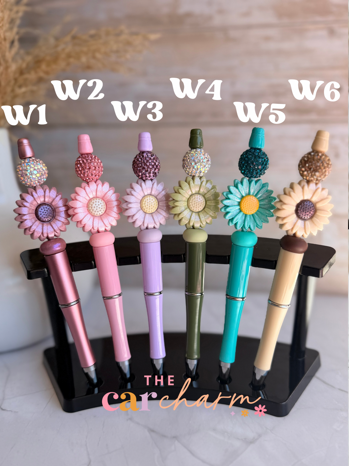 Sunflower Beaded Pen