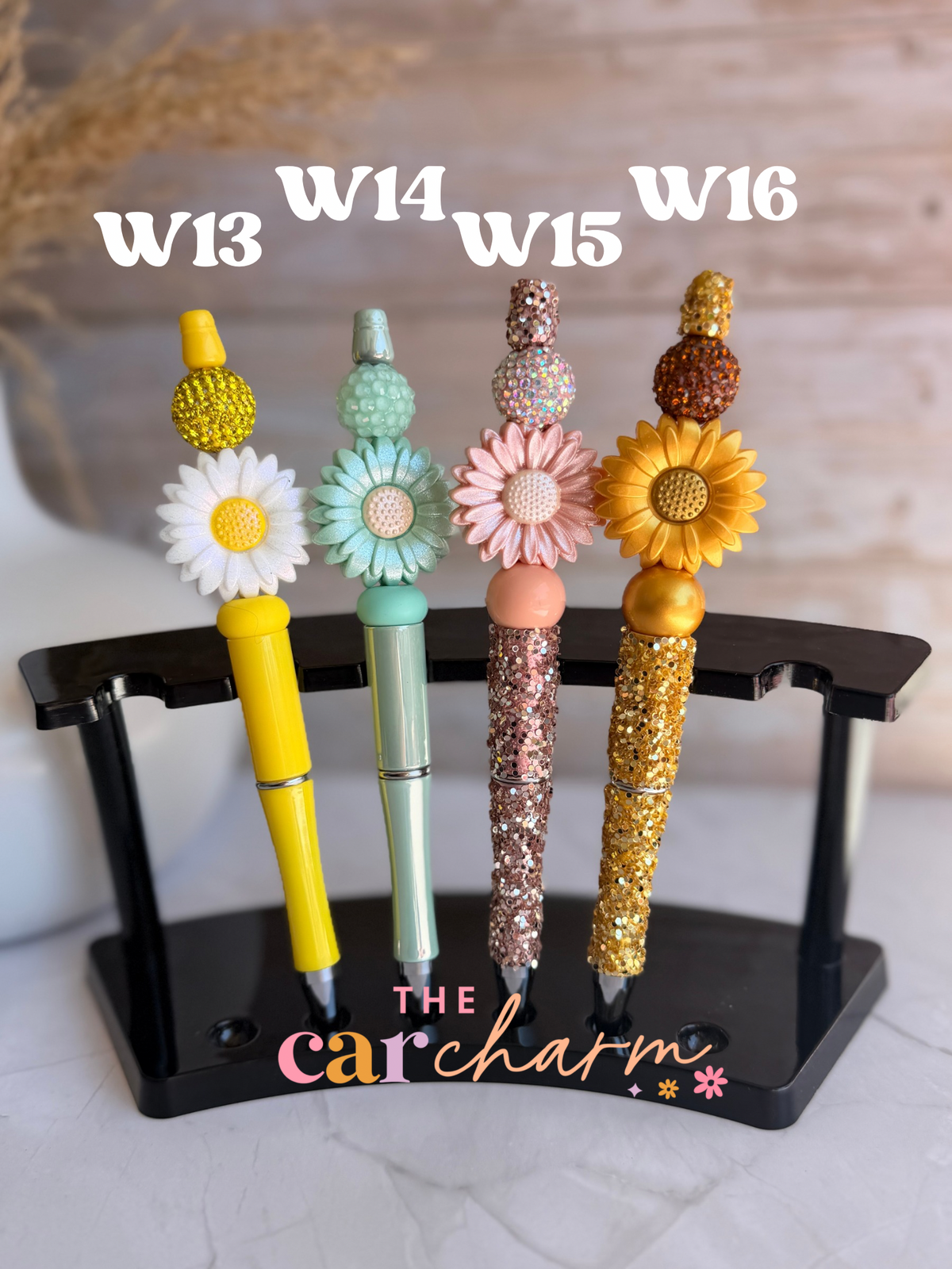 Sunflower Beaded Pen