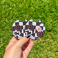 Retro Checkered Car Coasters