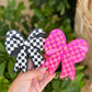 Checkered Bow Freshie