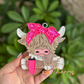 Boujee Highland Cow Freshie